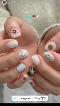 Diy Nails Stickers, Nail Studio, Minimalist Nails, Funky Nails