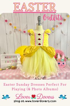 the easter dress is on display for everyone to see