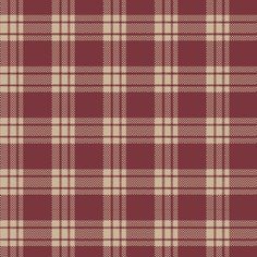 a red and beige plaid pattern