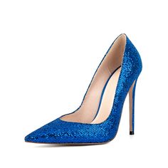 Shop Royal Blue Pointed Toe Stiletto Heels Glitter Pumps Party Shoes color Royal Blue for Dancing Club, Music Festival, Night Club, Party with worldwide Free shipping & Free return. Blue 4-inch Heels For Party, Blue High Heel Party Shoes, Party Heels With Sequins, Sequin High Heels For Party Season, Sequined High Heels For Party Season, Party Sequin Heels, Blue Party Heels With 4-inch Heel, Blue 4-inch Heel Party Heels, Blue Pointed Toe Heels For Event