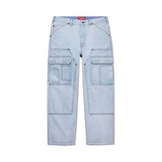 Find SUPREME Double Knee Denim Utility Pant 'washed on Editorialist. Supreme Double Knee Denim Utility Pant 'Washed Blue' Washed Blue Denim Jeans With Belt Loops, Washed Blue Mid-rise Utility Jeans, Light Indigo Recycled Denim Jeans With Five Pockets, Medium Wash Recycled Denim Cargo Jeans With Five Pockets, Light Wash Denim Cargo Pants With Patch Pockets, Light Wash Denim Cargo Jeans With Patch Pockets, Recycled Denim Medium Wash Cargo Jeans, Utility Jeans With Hip Pockets In Rigid Denim, Utility Jeans With Patch Pockets In Washed Blue