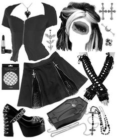 Outfits Alt, Casual Night Out Outfit, Alt Outfits, Casual Night Out, Night Out Outfit, Swaggy Outfits, Grunge Goth, Outfit Shoplook, Alternative Outfits