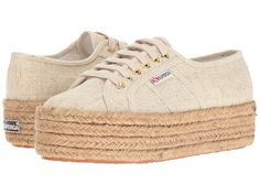 Superga 2790 Linen Rope Summer High-top Platform Sneakers With Thick Bottom, Summer Platform Sneakers With Thick Sole, Trendy Platform Sneakers With Woven Sole And Round Toe, Summer Platform Sneakers With White Sole And Round Toe, Trendy Platform Sneakers With Woven Sole, Summer Platform Sneakers With Round Toe And White Sole, Streetwear Platform Sneakers With Woven Sole, High-top Platform Sneakers With White Sole For Summer, Summer Low-top Platform Sneakers With Thick Bottom