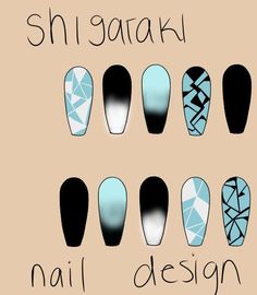 Buku Diy, Crazy Nail Designs, Smink Inspiration, Tomura Shigaraki