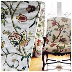 Novelty Floral Wool Yarn Embroidery Linen Inspired Fabric Upholstery Drapery - Fancy Styles Fabric Pierre Frey Lee Jofa Brunschwig & Fils Farmhouse Upholstery Fabric, Reupholstering Furniture, Decorating Pillows, Sofa Fabric Upholstery, Floral Upholstery Fabric, Yarn Embroidery, Upholstery Fabric For Chairs, Floral Upholstery, Custom Chair