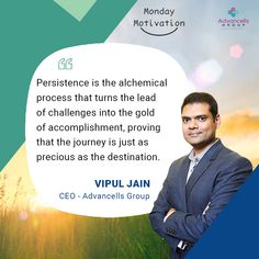 Life's challenges are the raw ingredients, and persistence is the alchemist that transforms them into the gold of success. Remember, it's not just about reaching the destination, but cherishing the journey that molds you. #mondaymotivation #mondayvibes #CEO #CEOChallenge #AdvancellsGroup #health #healthcare #monday The Alchemist, Life Challenges, The Journey