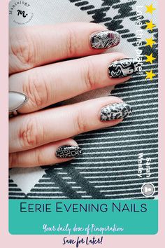 Our Fright Night nail stamping plate is the perfect treat for Halloween night. Dress up your nails with grinning jack-o'-lanterns, spooky spider webs, and oozing body parts. Get ready for a night brimming with tricks because this plate features 8 full nail and a whole variety of accent nail designs. Halloween Fright Night, Accent Nail Designs, Spooky Spiders, Accent Nail, Spider Webs, Fright Night