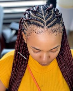 Cornrow Updo On Natural Hair, Neat Braids, Afro Puff Hairstyles, Hair Masks For Dry Damaged Hair, Hair Braid Patterns