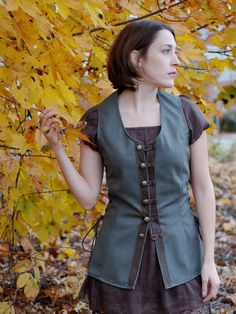 Women's Denim Pirate Vest by chrononautmercantile on Etsy, $165.00 Gothic Vest With Buttons For Fall, Gothic Button Vest For Fall, Steampunk Sleeveless Vest With Buttons, Medieval Vest, Pirate Vest, Blue Waistcoat, Olive Vest, Prince Costume, Vest Denim