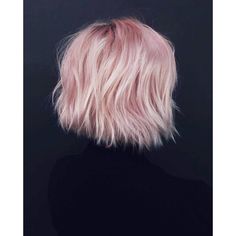 Pink Short Hair, Hair Color Spray, Kristin Ess, Hair Color Pink, Short Wavy