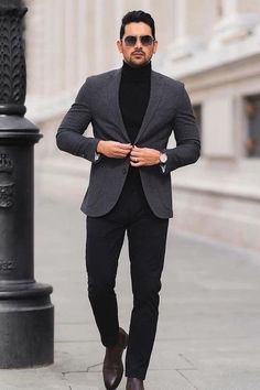 Men Vest Outfits, Semi Casual Outfit, Mens Smart Casual Outfits, Formal Men Outfit, Mens Fashion Blazer, Men Fashion Casual Shirts, Chique Outfits