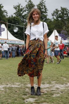 Festival Maxi Skirt, Festival Mode, Moda Hippie, Boho Styl, Cooler Style, Boho Festival Fashion, Model Street Style, Mode Boho