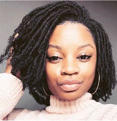 #TheBeautyOfNaturalHairBoard Cute Short Natural Hairstyles, Short Natural Hairstyles, Dreadlock Hairstyles, Penteado Cabelo Curto