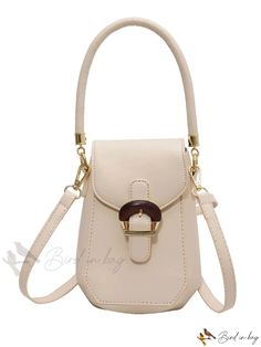 Bird in Bag - Fashionable Mini Flap Crossbody Bag for Womens Daily Use Chic Beige Pouch Phone Bag, Chic Beige Bag, Chic Beige Bags, Beige Satchel Phone Bag, Chic Pouch Bag With Cell Phone Pocket, Chic Beige Phone Bag With Removable Pouch, Chic Bucket Shoulder Bag With Cell Phone Pocket, Portable Beige Clutch Shoulder Bag, Chic Shoulder Bucket Bag With Cell Phone Pocket