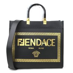 Used Fendi Handbag Shoulder Bag Fendace Fenderche Leather Black Unisex 8bh386-Ajto 99897j (Sku: Gzl12asg) === General === Brand : Fendi === Design === Type : Handbag, Shoulder Bag Material : Leather Color : Black Gender : Women,Men === Size === Size (Hxwxd) : 31cm X 36cm X 14cm / 12.2'' X 14.17'' X 5.51'' === Included Items === Accessories : Dust Bag, Shoulder Strap Accessories Notice : Before Purchasing, Please Refer To The Images Of The Accessories Included With The Item. === Condition === Con Fendi Mini Bag, Fendi Mini, Fendi Handbag, Leather Clutch Bags, Shopper Tote, Distressed Black Jeans, Leather Hobo, Beautiful Bags, Bag Shoulder