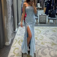 Size 2 Strapless Light Blue Prom, Dresses Light Blue, Light Blue Prom Dress, Prom Dress Color, Blue Prom Dress, Jovani Dresses, Prom Dresses Blue, Prom Dress, Colorful Dresses