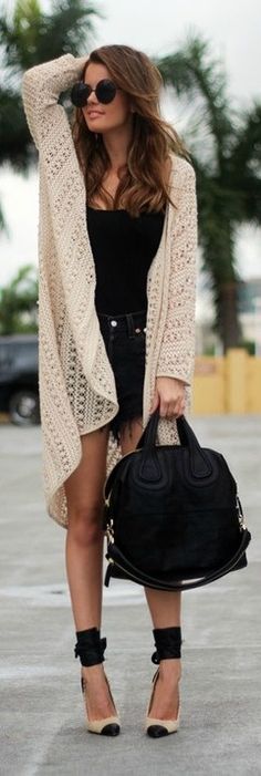 love this cardi! Cardigan Jeans, Looks Street Style, Looks Style, Inspired Outfits, My Dream Closet, Look Fashion, Passion For Fashion, Spring Summer Fashion