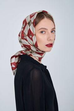 SILK RACE - a fusion of sophistication and daring design, crafted from 100% silk. Created for those who craves adventure and embodies the spirit of elegance. The deep red rhombus pattern, adorned with horses, captures the essence of a free-spirited individual with an unbridled passion for life. This scarf is made for those who navigates the race of life with style and grace and who effortlessly blends classic charm with contemporary flair, making a lasting impression at every turn. SILK RACE is Classic Red Silk Scarf, Classic Silk Scarf For Formal Occasions, Trendy Silk Scarf For Formal Occasions, Classic Multicolor Silk Scarf, Luxury Red Scarves, Elegant Multicolor Silk Scarf, Chic Silk Scarf For Party, Chic Silk Party Scarf, Elegant Red Silk Scarf For Party