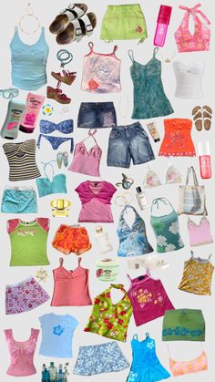 Barbie Summer, Bratz Inspired Outfits, Gyaru Fashion, Hawaiian Outfit, Casual Chic Outfit, Summer Fashion Outfits, Plus Size Swimwear, Clothing Labels, Dream Clothes