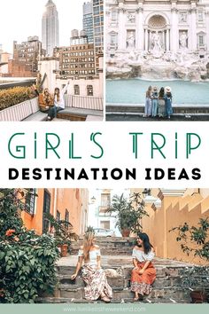 Girls Weekend Quotes, Best Girls Trip Destinations, Weekend Getaway Ideas, Bachelorette Party Destinations