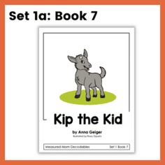 a book with an image of a donkey and the words, set at book 7