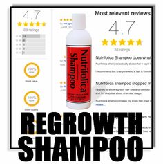 NUTRIFOLICA HAIR GROWTH SHAMPOO for male and female hair loss & FREE SUPER FAST SHIPPING I can only speak from personal experience - my husband uses Nutrifolica Shampoo and his hair loss stopped after one month. His receding bald spot started growing back a couple months later. The results made me Nutrifolica's number one fan. Because this shampoo worked so well for my husband, I contacted the manufacturer and bought a bunch of cases. I make almost no profit from these sales (because I am trying Hair Regrowth Shampoo, Hair Regrowth Treatments, Hair Growth Shampoo, Shampoo Hair, Female Hair, Hair Control, Clean Hair, Hair Regrowth, Hair Shampoo