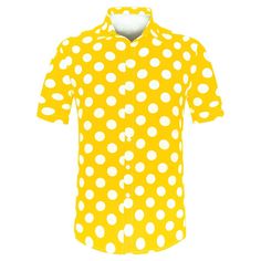 The summer polka-dot shirt features the color block design, fashion, and stylish when wearing. With charming timeless style color design, and eye-catching printing, these shirts have a variety of options for you to choose from. The shirt is suitable for vacations, walks, parties, and leisure places, such as Hawaiian beaches, camping, etc. Great gift for your friend, boyfriend, and your father. Color Block Design, Hawaiian Beaches, Polka Dot Shirt, Sleeve Packaging, Short Sleeve Pattern, Hawaiian Shirts, Block Design, Mens Summer, Hawaiian Shirt