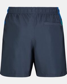 Water-resistant technology helps keep you dry & light|Stretchy, lightweight fabric dries super-fast|4-way stretch material moves better in every direction|Elastic waistband with drawcord closure for a secure fit|Interior key pocket & secure hook & loop closure back pocket Navy Nylon Bottoms With Elastic Waistband, Waterproof Nylon Sports Bottoms, Nylon Swim Trunks With Elastic Waistband, Functional Swim Trunks With Elastic Waistband, Functional Swim Trunks With Elastic Waistband For Outdoor Activities, Sporty Navy Bottoms For Outdoor Activities, Sporty Navy Bottoms For Outdoor, Navy Nylon Bottoms For Outdoor, Functional Nylon Swimming Bottoms