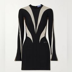 Sold Out Mugler Dress In Size Small (36) Small Imperfection On Mesh. There Is A Tiny Rip, But The Mesh Is Skin Color Anyways So You Can’t Tell. See Pictures Mugler Dress, Mugler Black, Illusion Tulle, Skin Color, Im Not Perfect, Mesh, Mini Dress, Womens Dresses, Skin