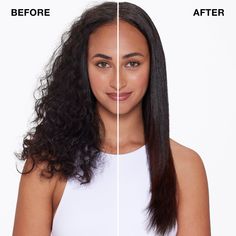 A heat-protective blowout spray that mimics the smooth, frizz-free results of a keratin treatment. 100% agreed their hair looked like they got a keratin treatment at a salon.*Same best selling formula, even better bottle* Hair Frizz Control, Shine Hair, Natural Hair Mask, Silky Smooth Hair, Good Behavior, Hair Frizz, Soften Hair, Happy Hair, Brittle Hair