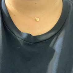 Tiny Gold Initial Necklace Gold Letter Necklace Gold Initial | Etsy Simple 14k Gold Initial Pendant Charm Necklaces, Simple 14k Gold Initial Pendant Charm Necklace, Dainty Yellow Gold Initial Pendant Necklace, Simple 14k Gold Initial Pendant Necklace, Simple Yellow Gold Initial Pendant Necklace, Minimalist 14k Gold Initial Necklace With Custom Name, Dainty Yellow Gold Monogram Charm Necklace, Dainty Tan Initial Necklace For Gift, Dainty Tan Necklace For Everyday