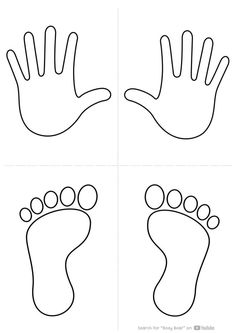 the steps to draw a baby's feet in three different ways, including one with two