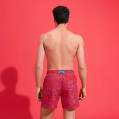 Tiaré flowers can be found in spades on these Mistral Macro Raiatea embroidered swimming trunks. A breath of floral sweetness that takes you to the Polynesian lagoons.Embroidered fabric, numbered limited edition of swim trunks to 245 copiesSwim trunks with elastic waistband with drawstring and silver tips (engraving 925 certified)Side pockets and back pocket with Turtle personnalized round snap buttonTwo back eyeletsSide leg length in size M: 15.6"Men Swim TrunksMen Swim Trunks Macro RaiateaMode Father And Son Clothing, Silver Tips, Swimwear Pattern, Swimming Trunks, Mens Swim Shorts, Boys Swimwear, Swimming Costume, Short T Shirt, Swim Brief