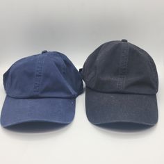 Gap Caps (2) One Black & One Blue / One Size 1 New And Other Preowned Gap Adjustable Curved Brim Hat, Adjustable Cotton Hats By Gap, Navy Casual Adjustable Dad Hat, Navy Adjustable Casual Dad Hat, Black Blue, Blue Black, Accessories Hats, Gap, Mens Accessories