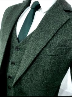 Green Tweed Suit, Mens Tweed Suit, Wedding Suit Ideas, Wedding Suit Styles, Men Suits Wedding, African Suit, Christmas Suit, Dinner Suit, The Suits