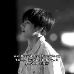 an image of a boy with a quote on it that says, want this kind of best friend who is easy