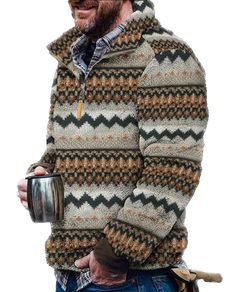 PRICES MAY VARY. Material:Western Sherpa Jacket made of Cotton and polyester, lightweight, classic fit, warm,comfortable. Anti-fading, anti-shrinkage, anti-wrinkle. Its thermal material provides a higher degree of comfort and keeps you warm in the cold winter. Design: Cowboy Hoodie,Cowboy Sweatshirts,Western ethnic geometric Aztec hoodie sweatshirt,men crewneck pullover sweatshirt, loose fit sweatshirts tops, funny letter print sweatshirt,graphic pullover tops, quarter-button lapel jacket,long s Aztec Hoodie, Western Sweatshirts, Men Crewneck, Fall Streetwear, Basic Hoodie, Sherpa Pullover, Winter Sweatshirt, Workout Sweatshirt, Big And Tall