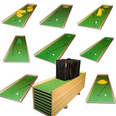 Airbnb Backyard, Yard Games Wedding, Shooter Mcgavin, Outdoor Mini Golf, Physical Literacy, Mini Golf Games, Mini Putt, Kids Outdoor Playground, Backyard Sports