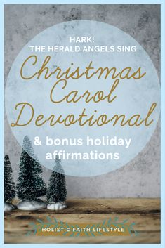 christmas carol denotanal and bonus holiday affirmations with text overlay