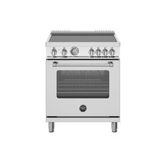 a silver stove top oven on a white background