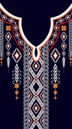 Pattern Batik, African Pattern Design, Ethno Style, Muster Tattoos, Embroidery Neck Designs, Africa Art, African Pattern, Cooler Look, African Design