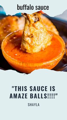 a plate with some food on it and the caption says,'this sauce is amaze balls? '