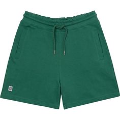 The 100% Organic Cotton 5" Gym Sweatshort in Hunter Green – Blade + Blue Sporty Solid Color Pajama Shorts With Relaxed Fit, Sporty Solid Color Relaxed Fit Pajama Shorts, Green Relaxed Fit Cotton Pajama Shorts, Relaxed Fit Cozy Shorts For Leisure, Green Cotton Pajama Shorts, Cozy Relaxed Fit Leisure Shorts, Green Cotton Shorts For Loungewear, Cotton Athleisure Shorts For Lounging, Athleisure Cotton Shorts For Lounging