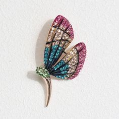 This stunning Vintage Colorful Butterfly Brooch is a true statement piece. Crafted with intricate design and vibrant colors, it adds a touch of elegance to any outfit. Made with high-quality materials, this brooch is a timeless addition to your collection. Elevate your style with this unique and eye-catching accessory.

Size:60*34mm
Weight about: 9.67g
High quality zinc alloy
Hypoallergenic, lead and nickel free

*We carefully select each stone to provide the best quality stones. Since the stone Sloth Jewelry, Brass Jewellery Handmade, Deer Jewelry, Girlfriend Jewelry, Safety Pin Brooch, Rainbow Jewelry, Colorful Butterfly, Felt Brooch, Food Jewelry