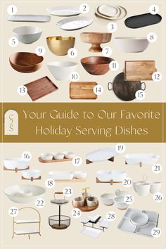 the ultimate guide to our favorite holiday serving dishes for every taster in your home