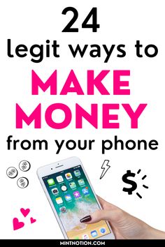 make money with your phone Make Money From Your Phone, Apps That Pay You, Money Saving Apps, Apps That Pay, Money Apps, Money Savers, Thrifty Living, Money Save, Money Advice