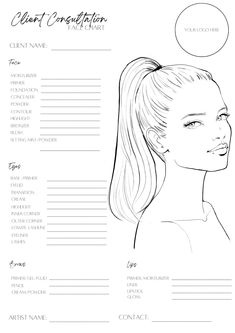 This make-up face chart has been designed for all pro make-up artists and beauty enthusiasts who would like to use them for clients when booked for a bridal make-up trial or prepping/designing for an upcoming event or merely just to practice on. This product is a digital product which is printable and can be edited on Canva where you can make it your own: - Add your company logo - Play around with colours - Play around with different fonts Blank Face Chart, Blank Face, Bullet Journal Ideas Templates, Bridal Make Up, Makeup Face Charts, Face Makeup Tips, Face Chart, Braut Make-up, Makeup Face