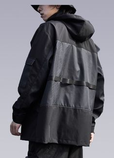 Step into the world of techwear aesthetics with the ultimate ninja jacket. Introducing the Ninja Windbreaker - the ultimate accessory for the modern urban dweller seeking to make a statement in techwear fashion. Imagine striding confidently through the city streets, the futuristic design of this black windbreaker turning heads and drawing admiring glances. This multifunctional jacket is more than just a techwear jacket - it's a statement of your fashion-forward attitude and a testament to your individuality. With its sleek, intimidating design and detachable hood, this ninja coat perfectly embodies the techwear aesthetic and Japanese streetwear. Featuring black straps, a front pocket, and a double zipper on the chest, this windbreaker is designed for maximum functionality without sacrifici Techwear Aesthetic, Techwear Jacket, Apocalyptic Clothing, Techwear Pants, Techwear Fashion, Black Windbreaker, Japanese Streetwear, Modern Urban, Futuristic Design