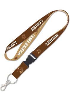 You won't lose your keys as you show your Mountain Hawks spirit with this Lehigh University Team Color Detachable Lanyard. This Lanyard features a repeat team logo and name. Detachable key ring for easy use, Heat-sealed graphics, 100% Nylon, Features team logo in team colors, Perfect way to show off your school pride! Aesthetic Lanyard Design, Lanyard Aesthetic Ideas, University Lanyard, Aesthetic Lanyard, Lanyard Design Ideas, Lanyard Aesthetic, Lanyard Ideas, Identity Card Design, Lehigh University