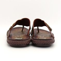 Lining Material: PU Upper Material: Microfiber Outsole Material: Rubber Insole Material: PU Sandal Type: Flip Flops Brown Synthetic Toe Post Slippers, Comfortable Non-slip Leather Flip Flops, Brown Non-slip Synthetic Sandals, Brown Synthetic Toe Post Flip Flops, Brown Leather Flat Flip Flops, Brown Slip-on Flip Flops For Outdoor, Comfortable Leather Flat Flip Flops, Brown Synthetic Flat Slippers, Brown Synthetic Flat Heel Flip Flops